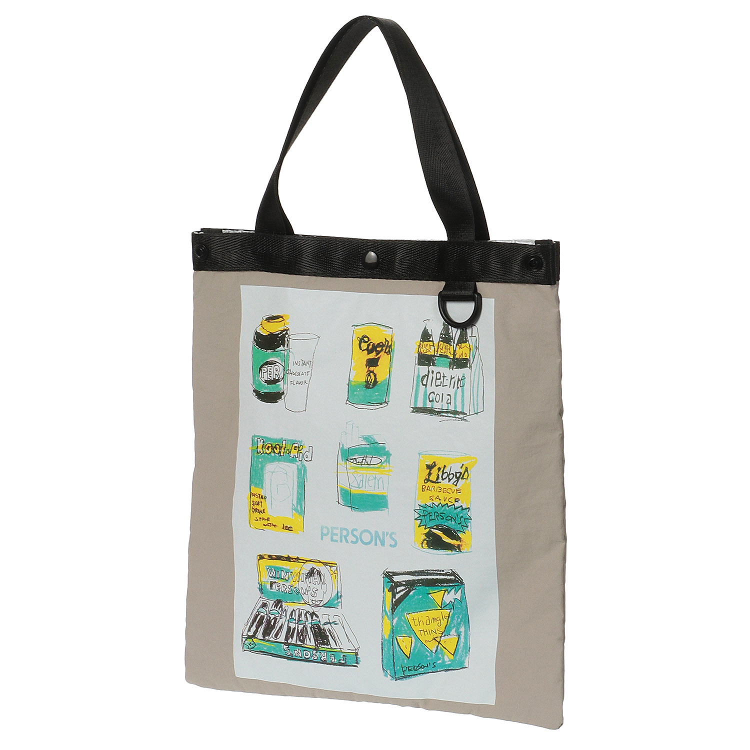 PERSONS 保冷INBAG付きマチ無しトートバッグ - 画像5