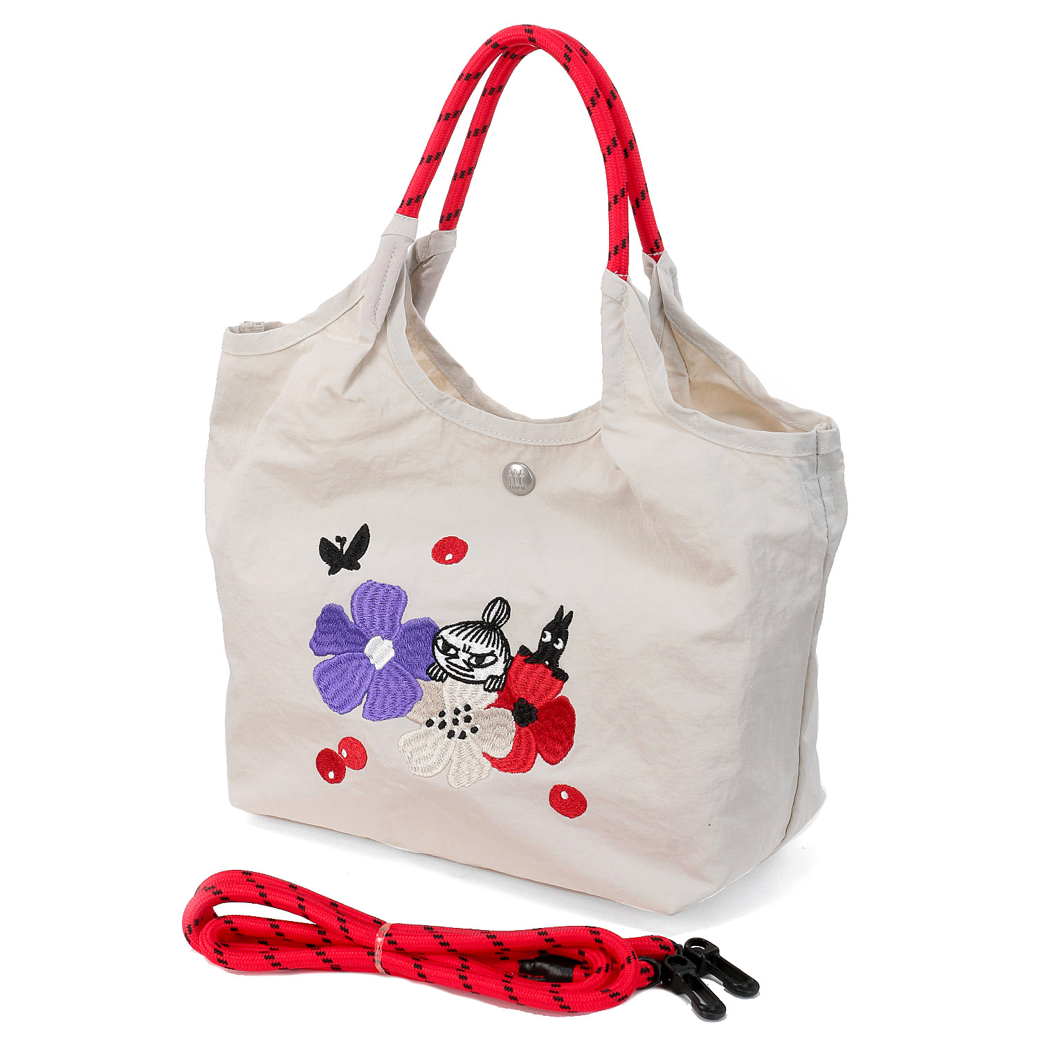 MOOMIN ナイロン刺繍2WAYバッグ - 画像2