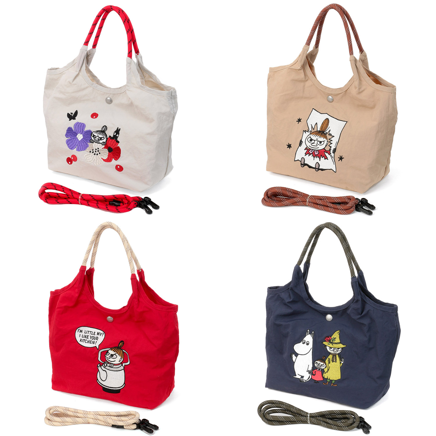 MOOMIN ナイロン刺繍2WAYバッグ - 画像13