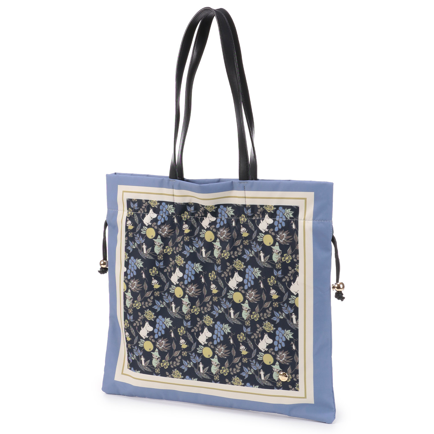 MOOMIN スカーフ柄巾着トートバッグ - 画像9