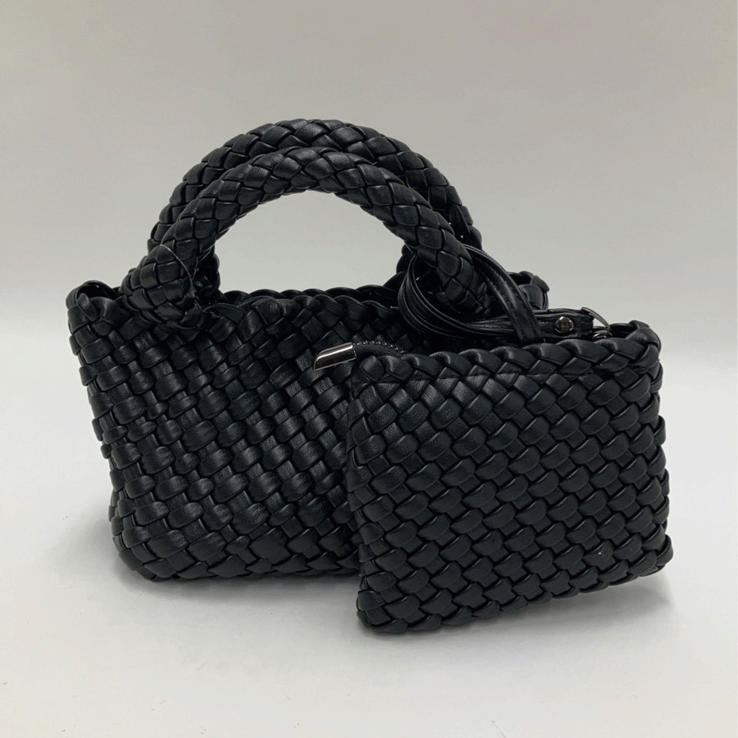 【21－00 在庫ある分で終了】メッシュミニポーチ付き2WAYバッグ - 画像3