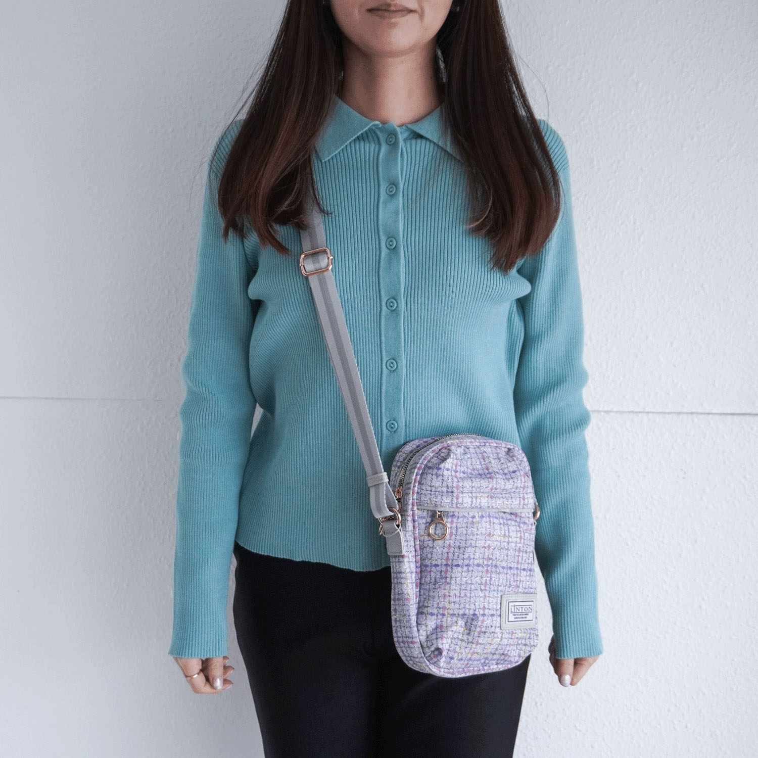 LINTONプリント トラベルポシェット