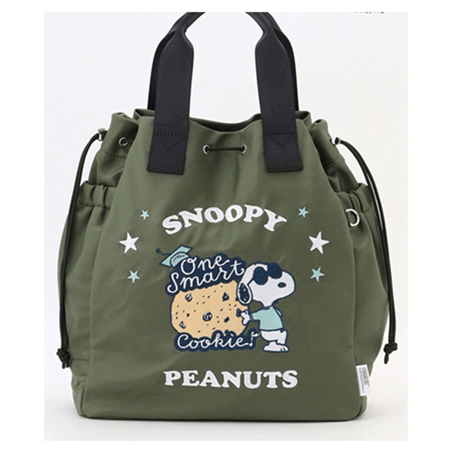 Y’SACCS ×スヌーピー ドロスト2WAY巾着バッグ - 画像6