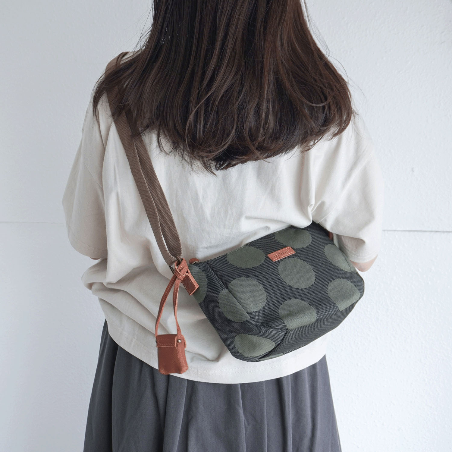 toleur ドット柄ニットショルダーバッグ - 画像1