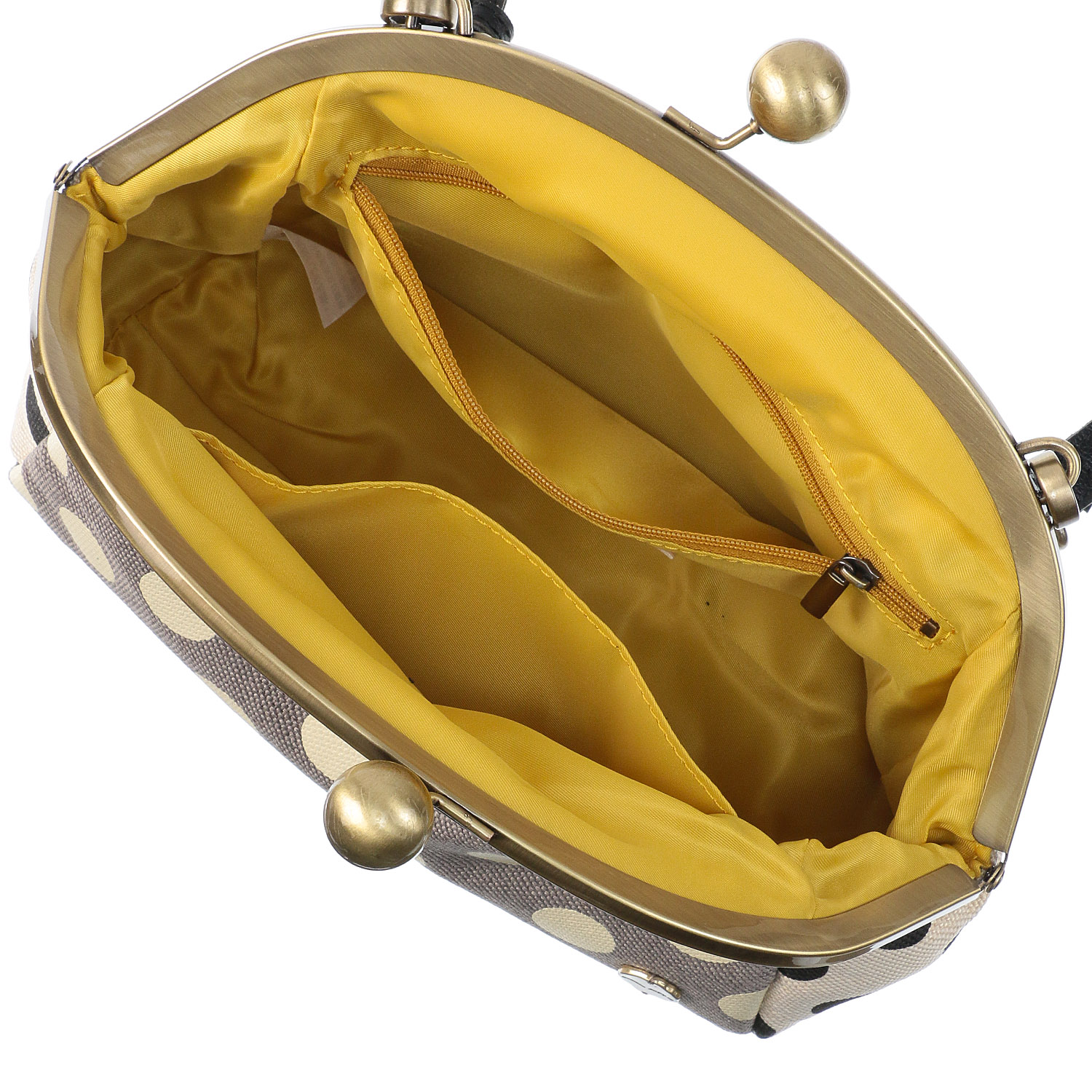 gream supply ドット柄口金ショルダーバッグ - 画像2