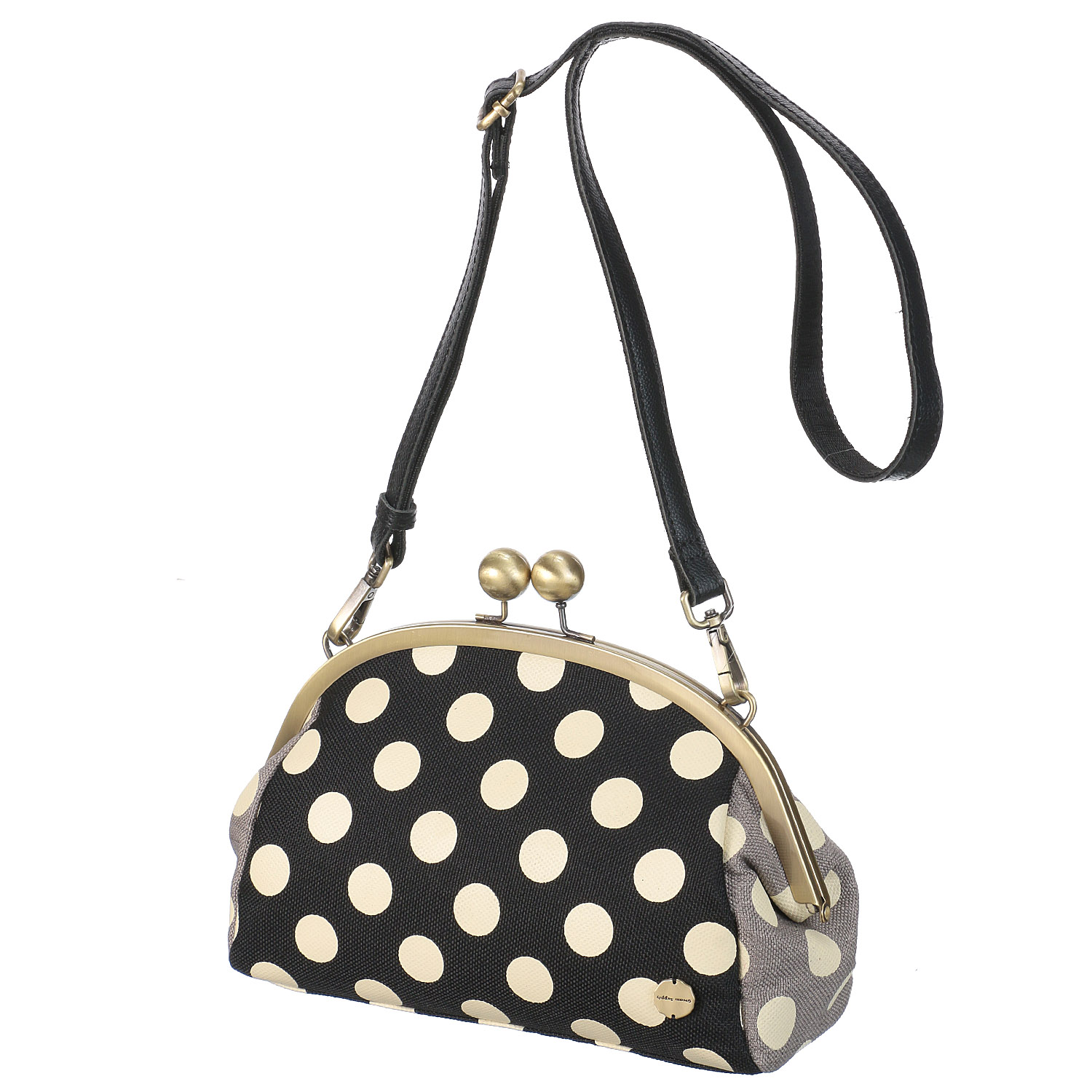 gream supply ドット柄口金ショルダーバッグ - 画像3