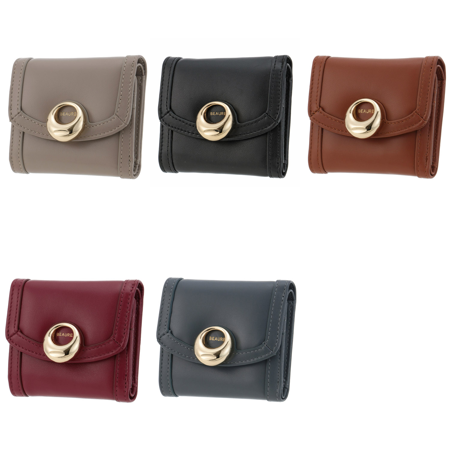 BEAURE メタルボタンウォレット - 画像1