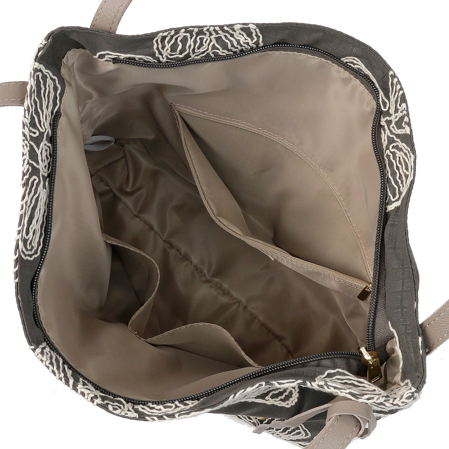 gream supply 花柄刺繍トートバッグ - 画像3