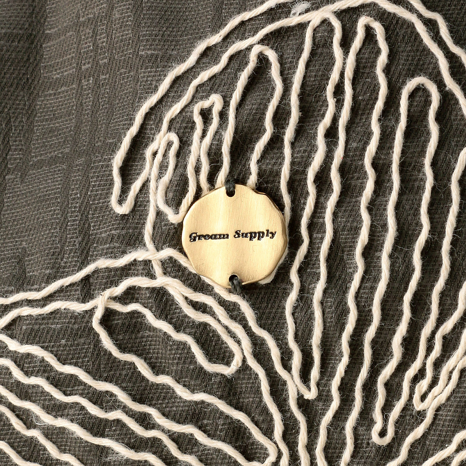 gream supply 花柄刺繍トートバッグ - 画像5