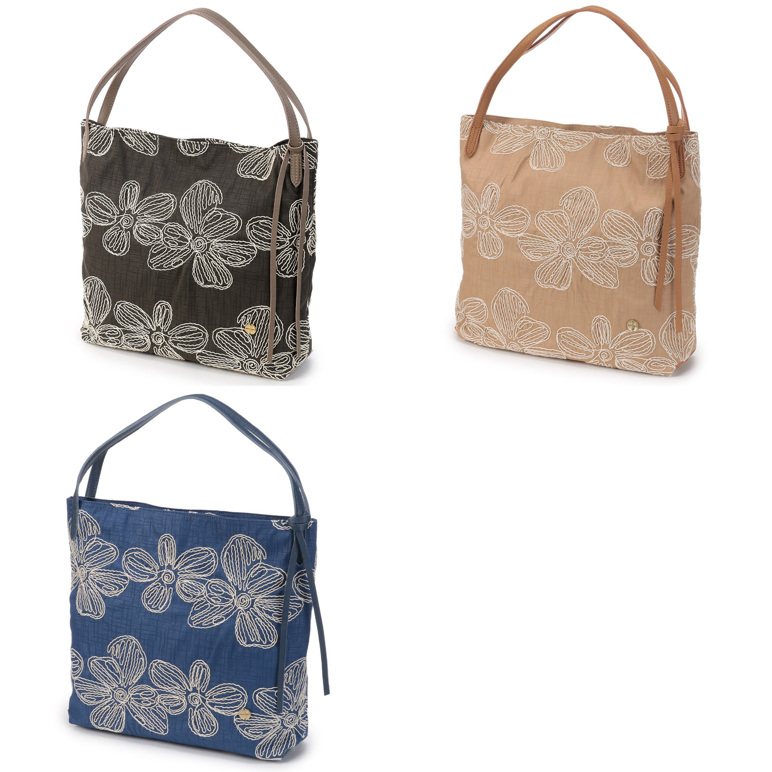 gream supply 花柄刺繍トートバッグ - 画像1