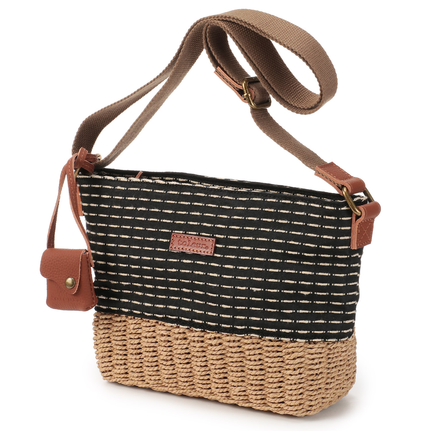 toleur ペーパー編みショルダーバッグ - 画像2