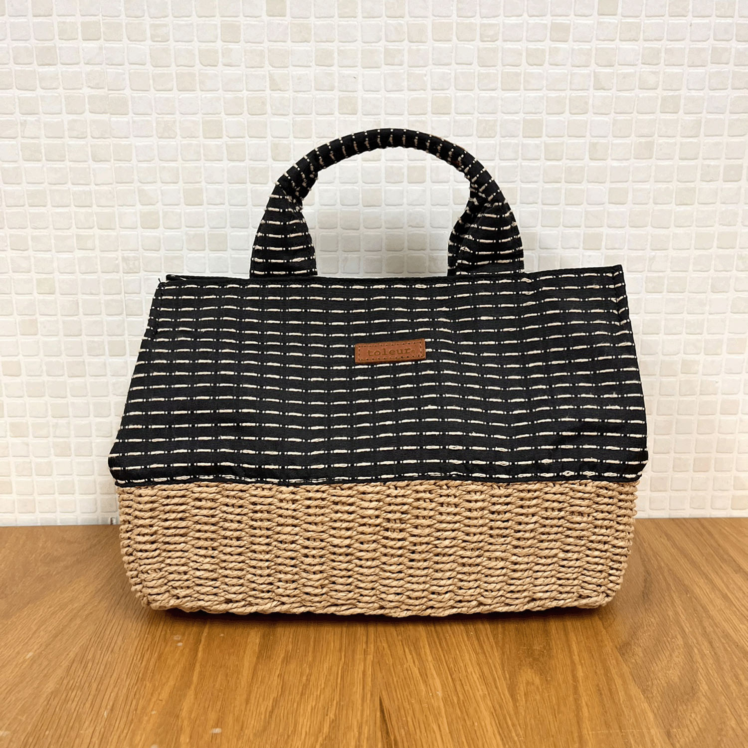 toleur ペーパー編みトートバッグ - 画像2