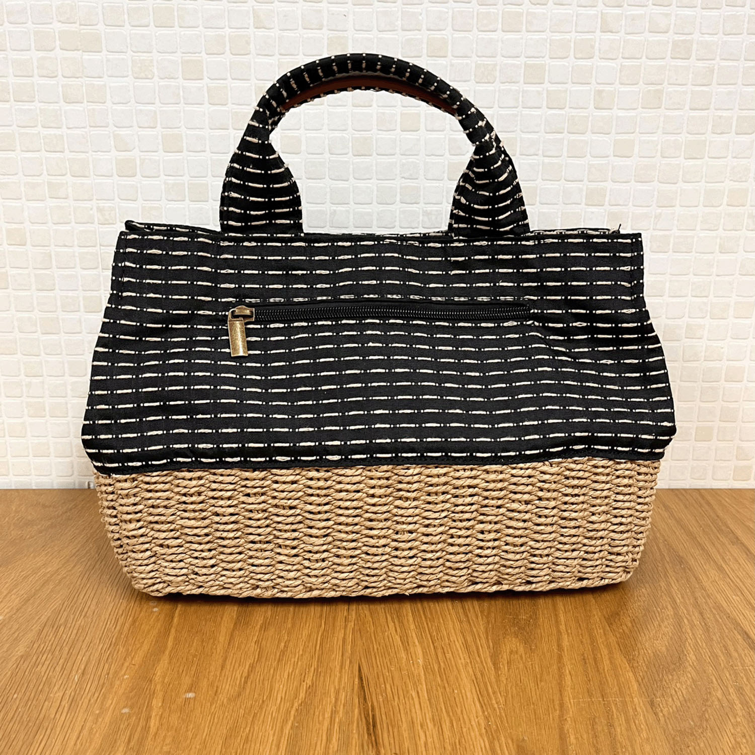 toleur ペーパー編みトートバッグ - 画像3