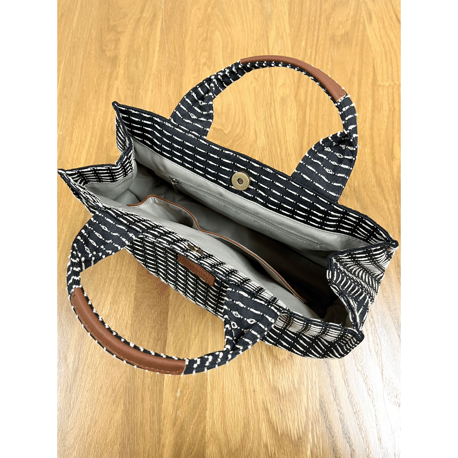 toleur ペーパー編みトートバッグ - 画像4