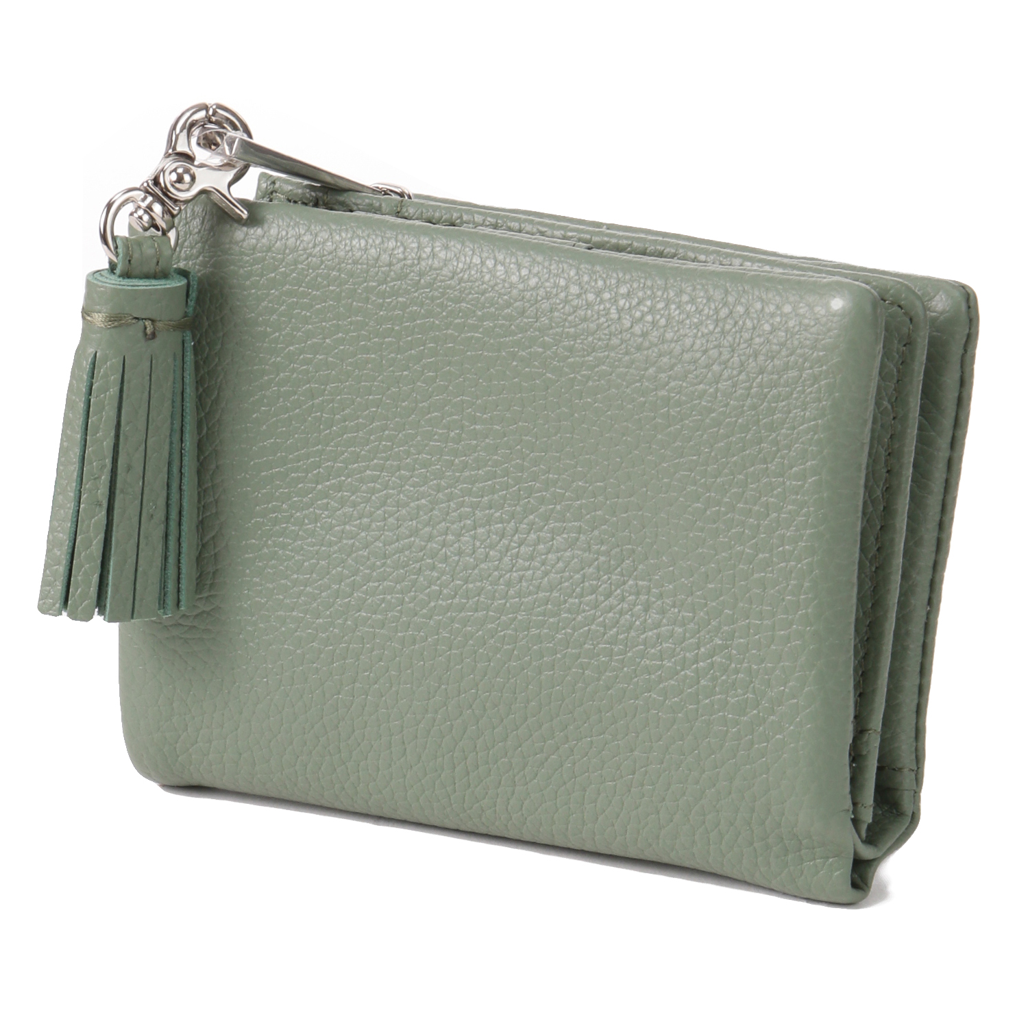 BEAURE 牛革2つ折りミニ財布 - 画像4