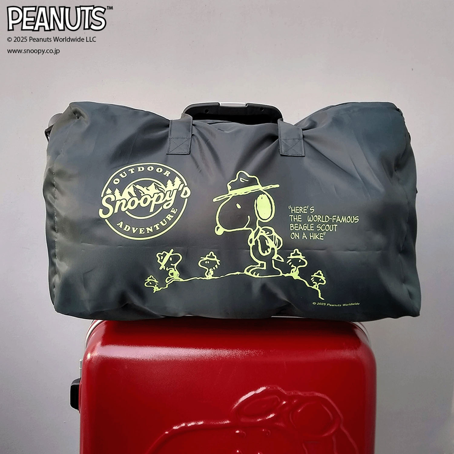 PEANUTS スヌーピー大型折りたたみボストンバッグ - 画像12