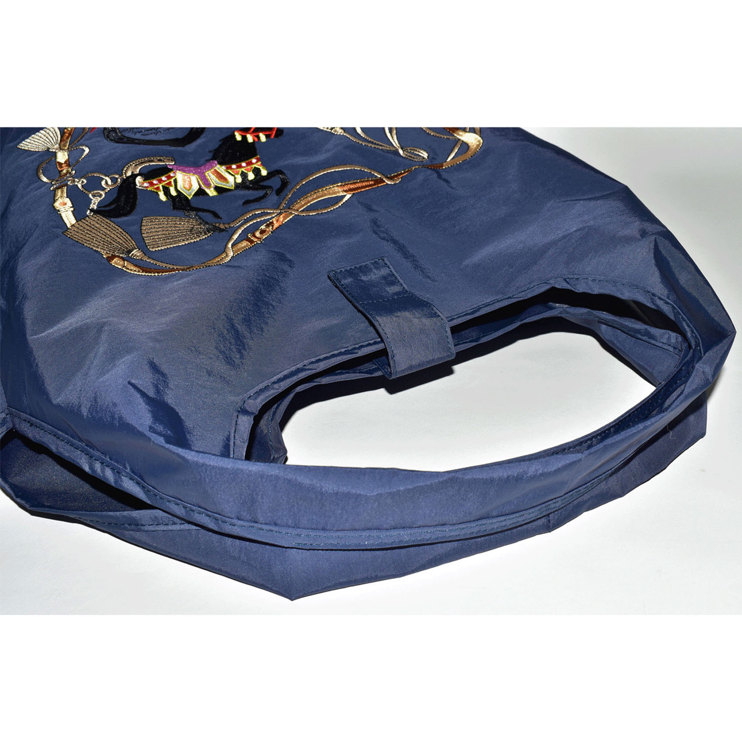 馬柄刺繍コンパクトトートバッグ - 画像5