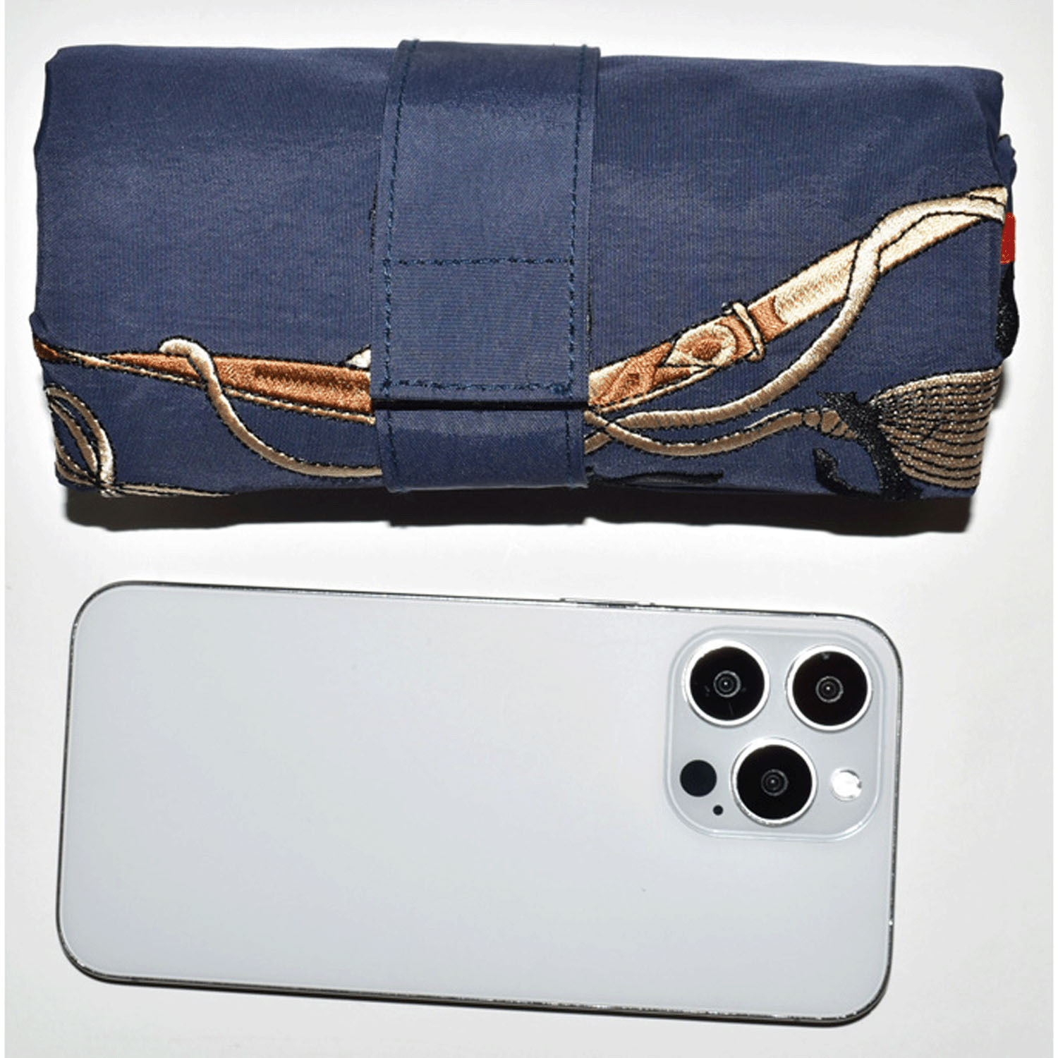 馬柄刺繍コンパクトトートバッグ - 画像9