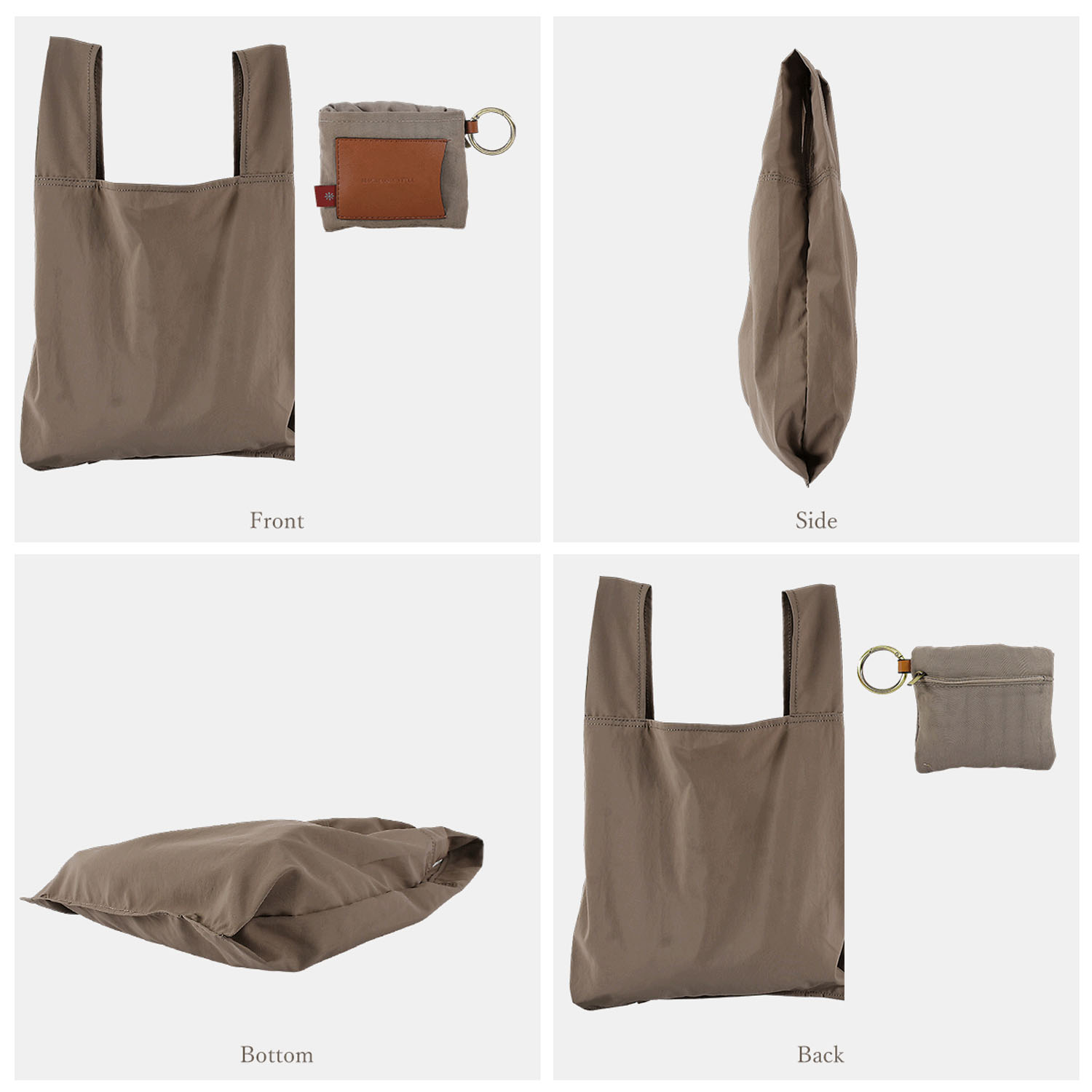 MACARONIC STYLE シワナイロンエコバッグ - 画像5