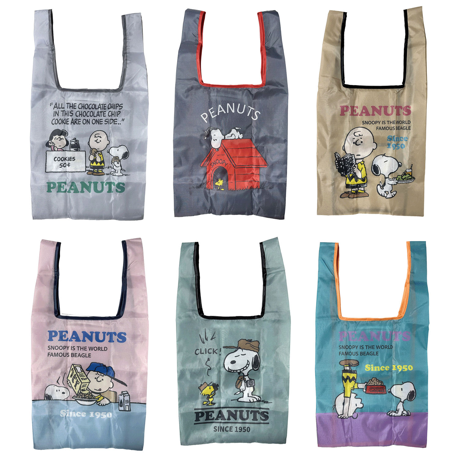 スヌーピー コンパクトエコバッグ2個組