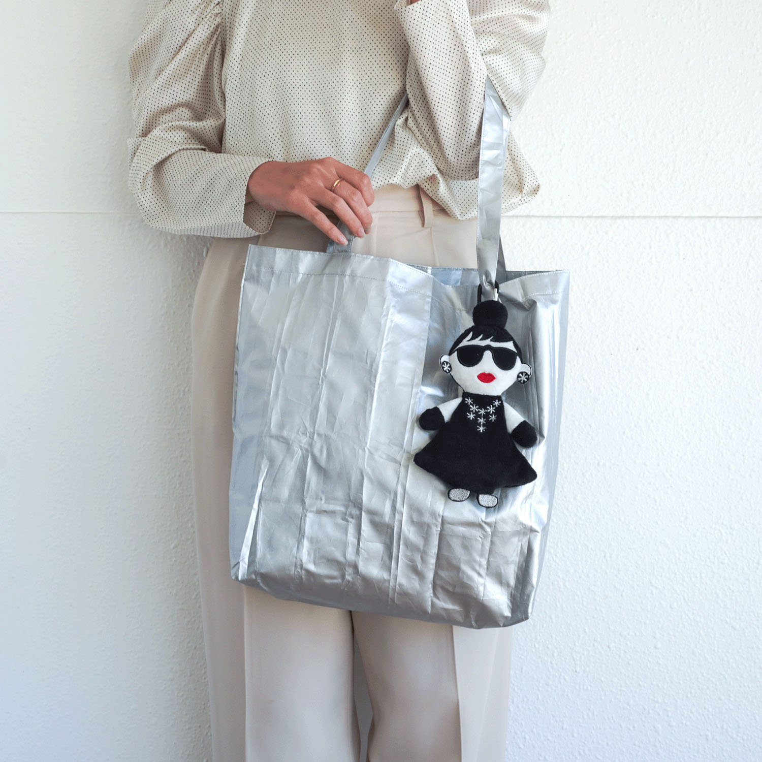 【エトワールオリジナル】HAPPY FACE レディエマ マスコット付きエコバッグ - 画像3