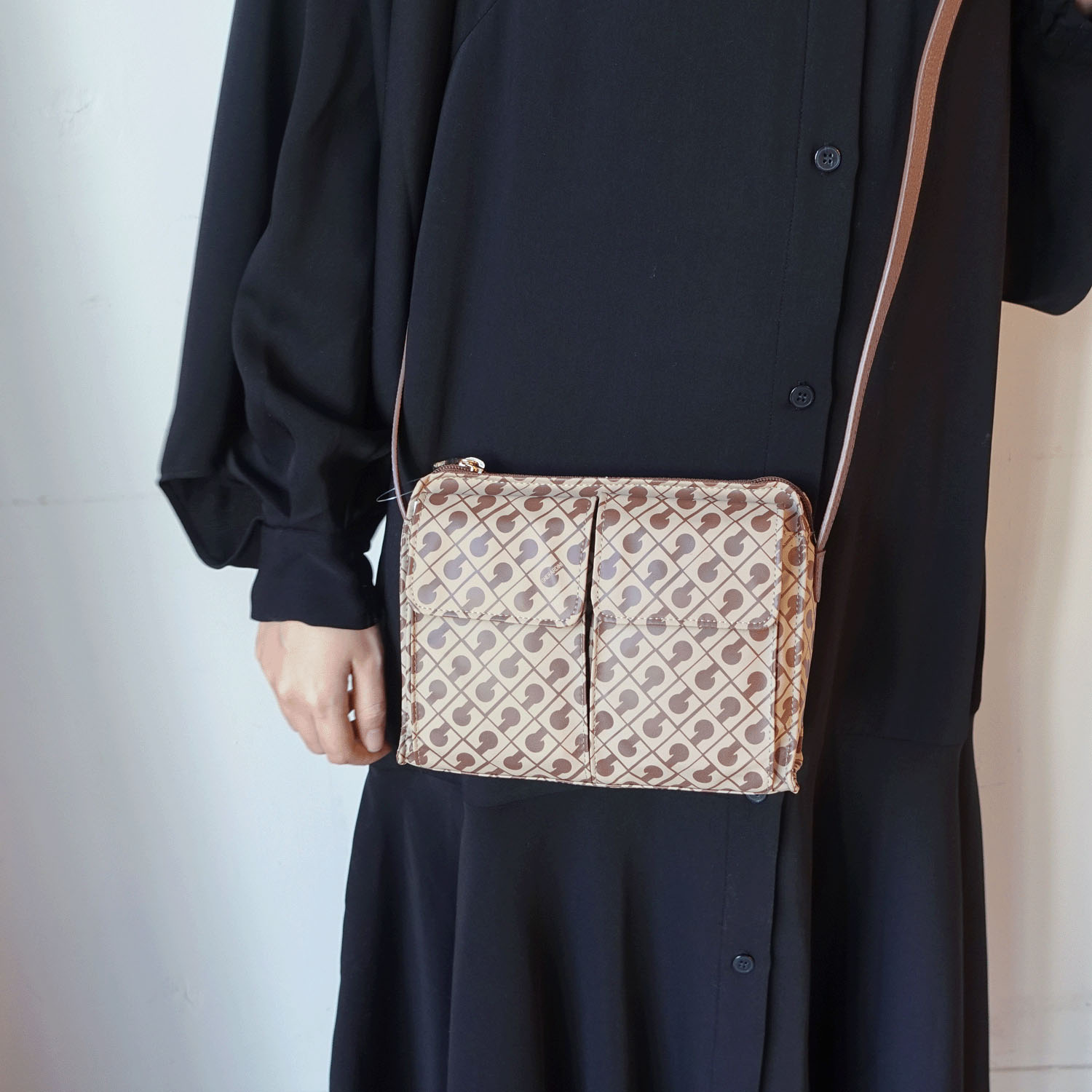 GHERARDINI SOFTY Wポケットショルダーバッグ - 画像14