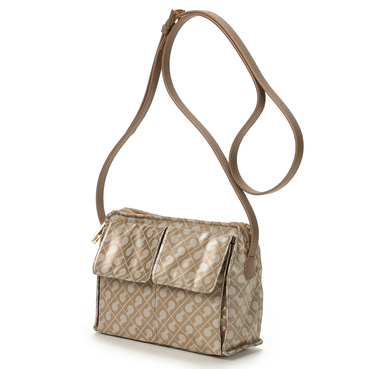 GHERARDINI SOFTY Wポケットショルダーバッグ - 画像7