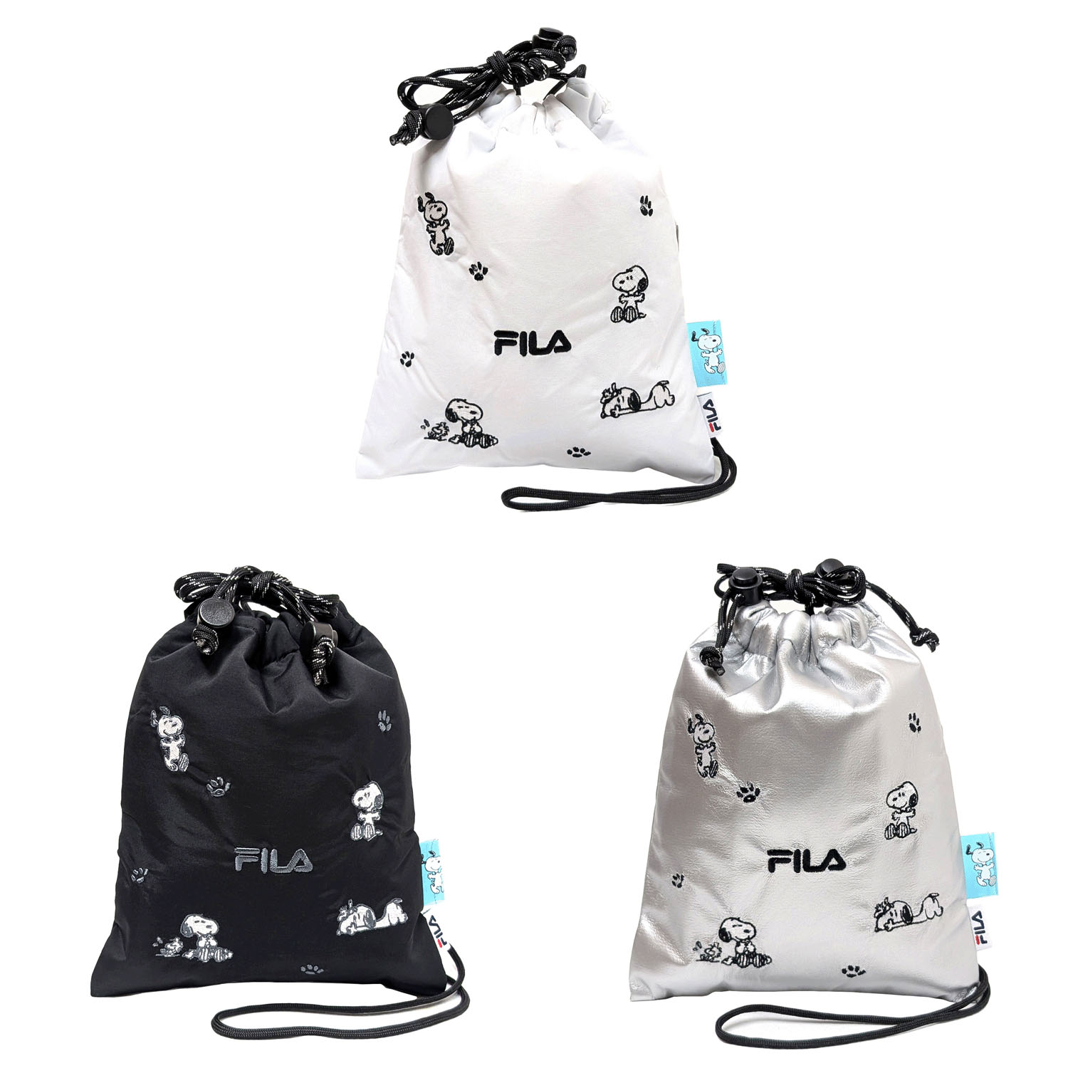 FILA×PEANUTS ドロストミニショルダーバッグ - 画像1