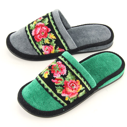 FEILER レーシーローズ スリッパ （LR159602） - 画像1