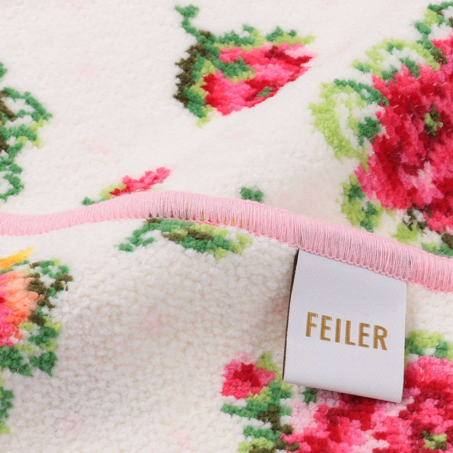 【メーカー終了】FEILER レーシーローズドット ハンカチタオル - 画像3