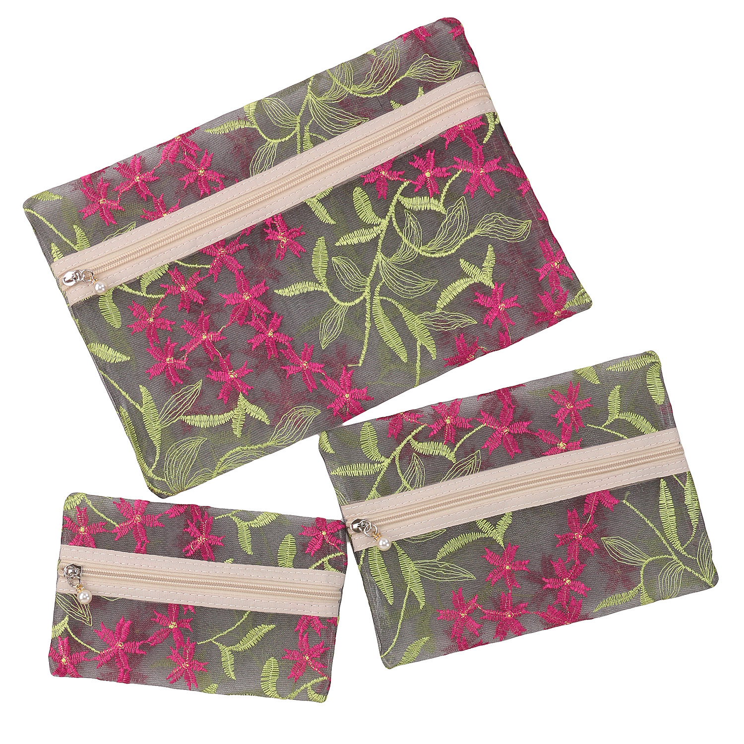 【5月1日より価格改定】フラワーリー3Pポーチ - 画像6