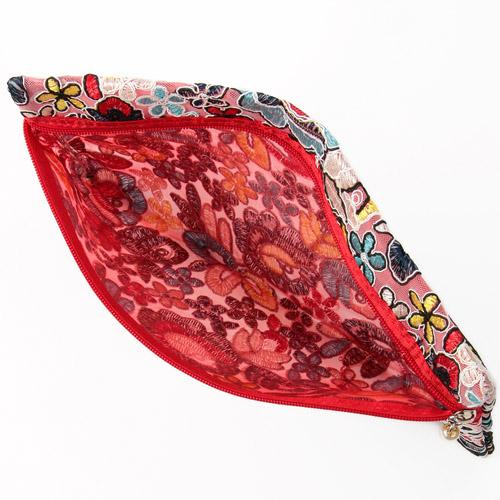 花柄トリプルポーチ - 画像5