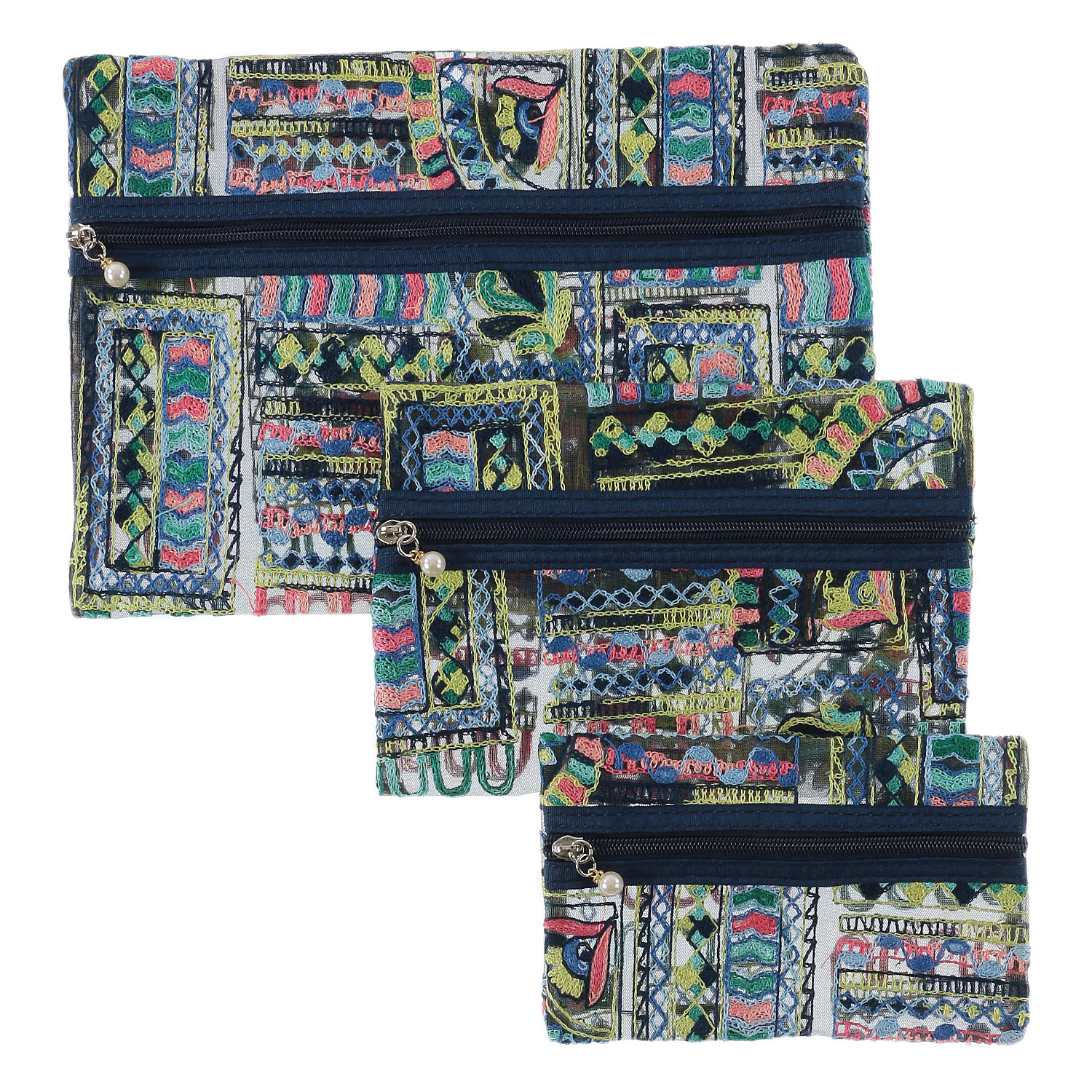 31番色終了 【5月1日より価格改定】 メッシュ3Pポーチ - 画像4