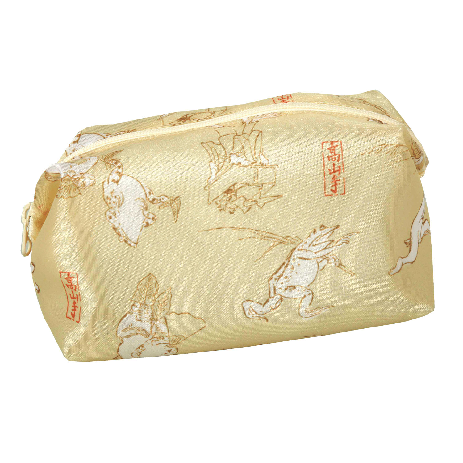 【日本製】 鳥獣人物戯画 風船ポーチ - 画像1