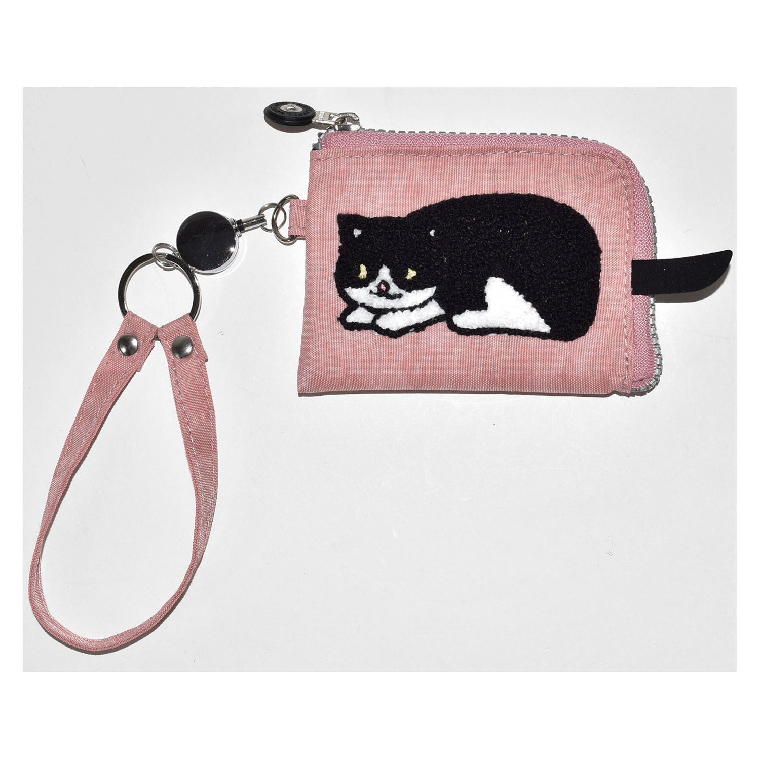 ネコサガラ織しっぽパスケース - 画像3