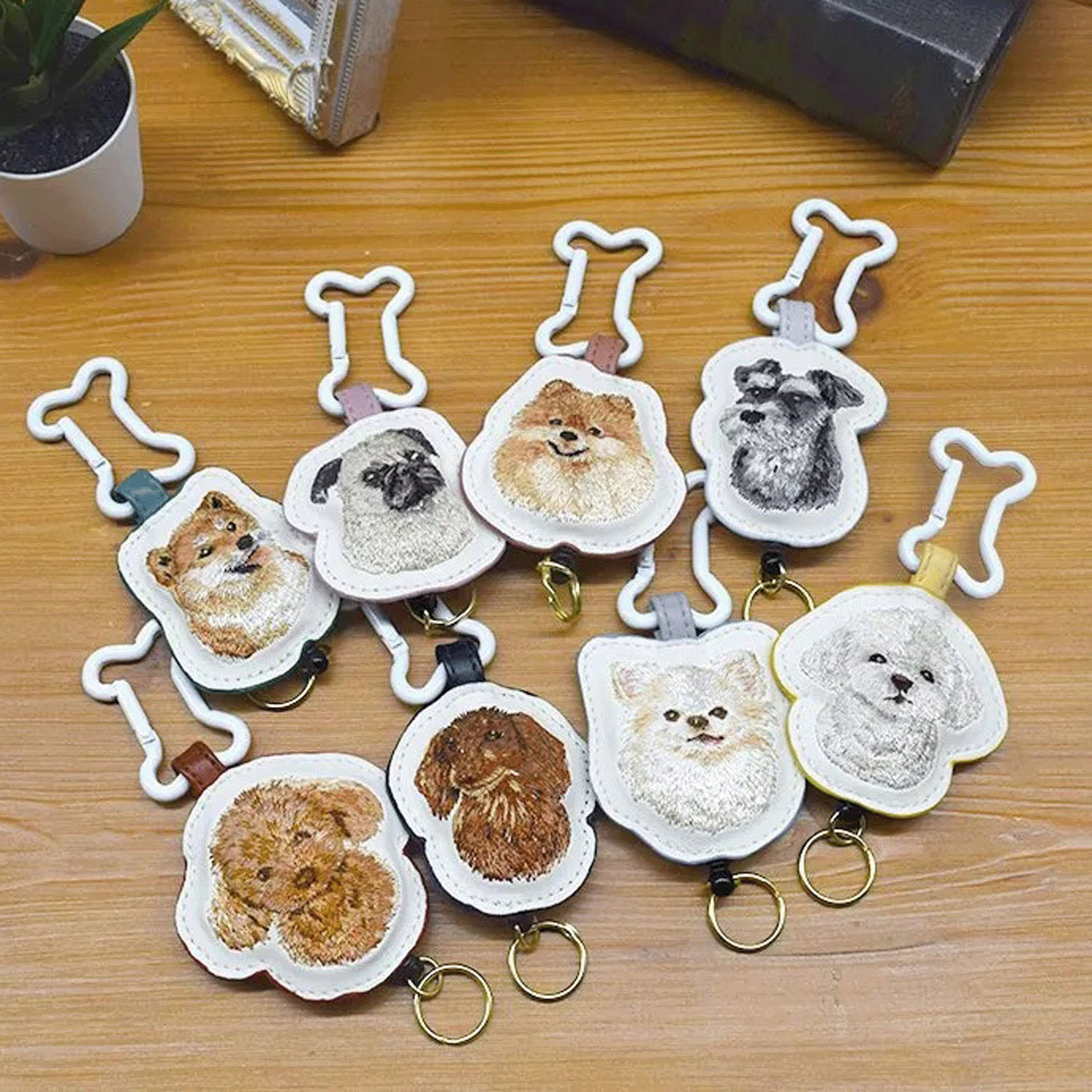 ドッグ リール付カラビナ - 画像1