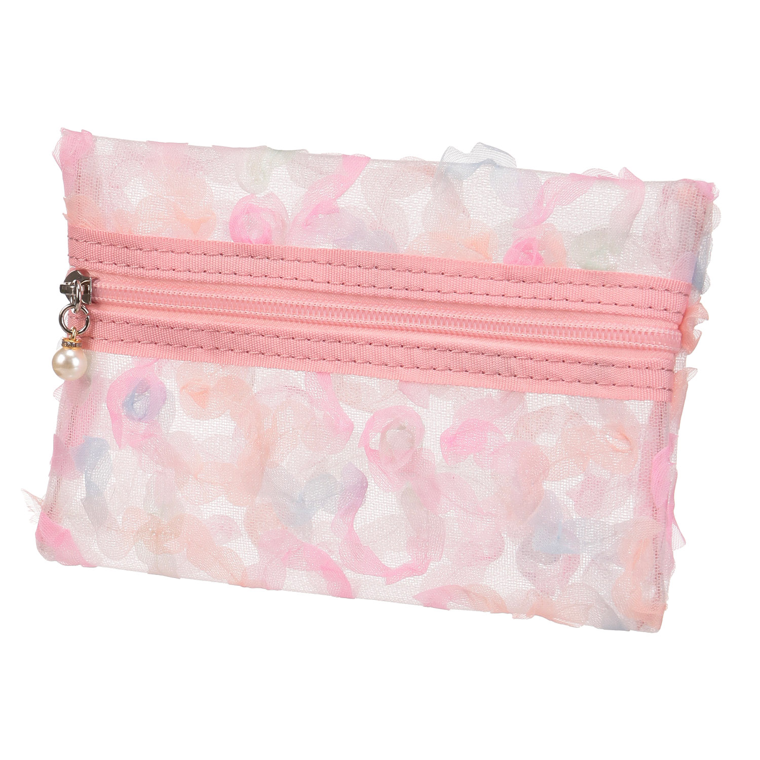 カラフルレーストリプルポーチ - 画像3