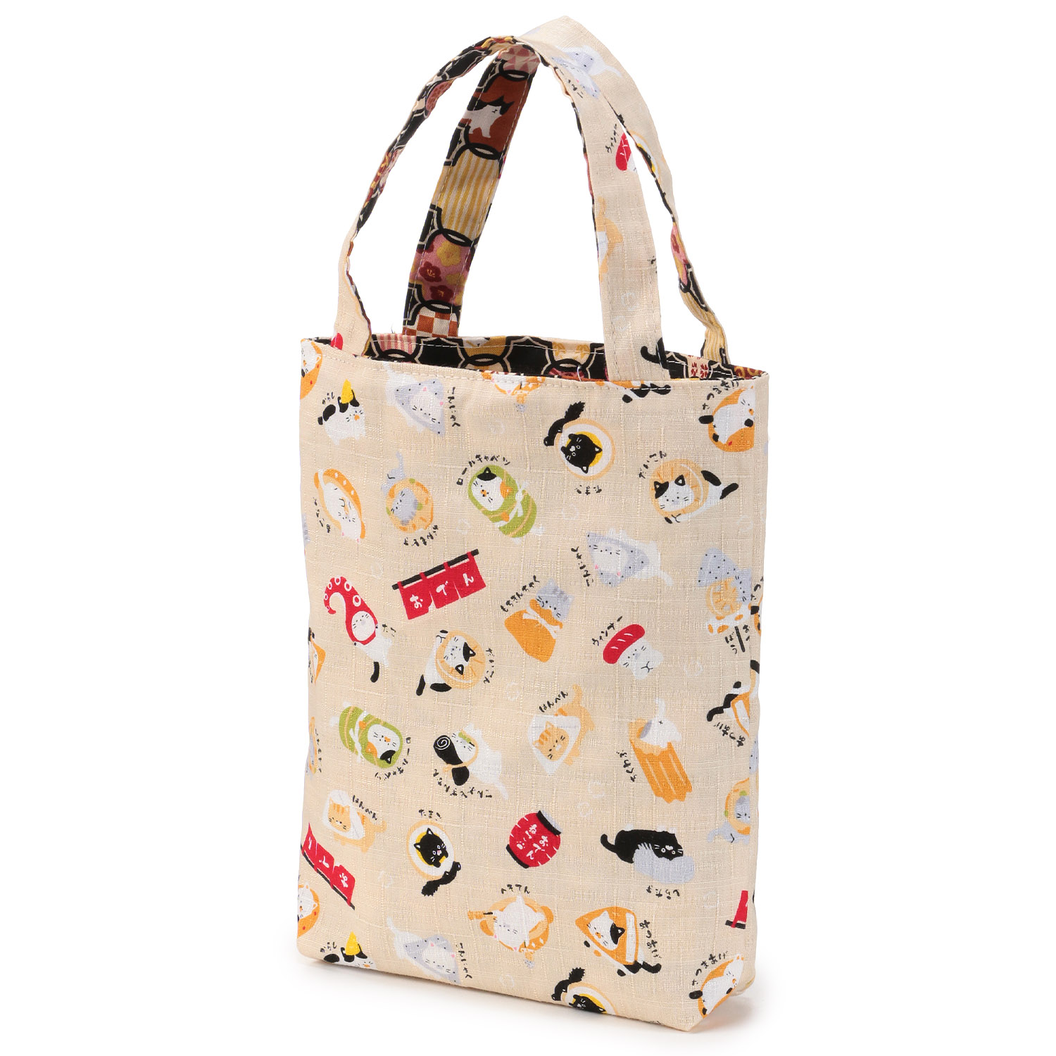 【日本製】 リバーシブル和柄お散歩ミニトート - 画像12