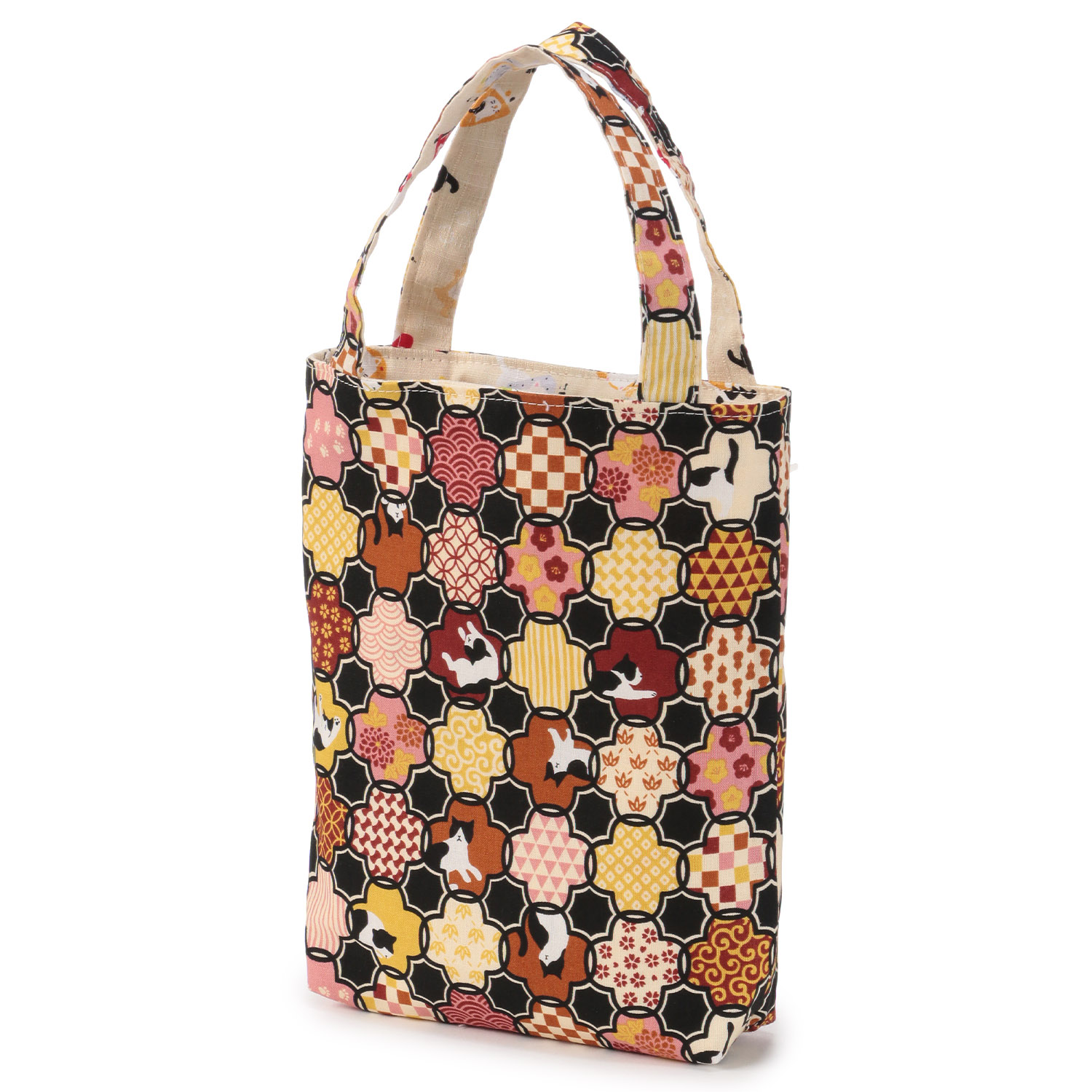 【日本製】 リバーシブル和柄お散歩ミニトート - 画像13