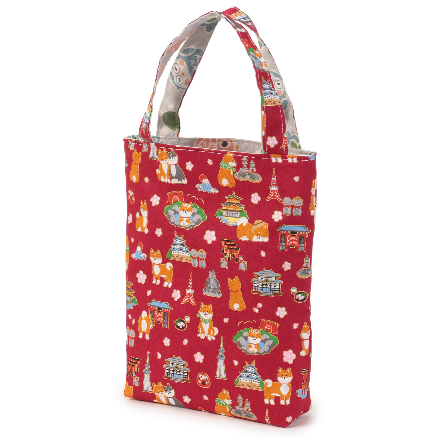 【日本製】 リバーシブル和柄お散歩ミニトート - 画像7