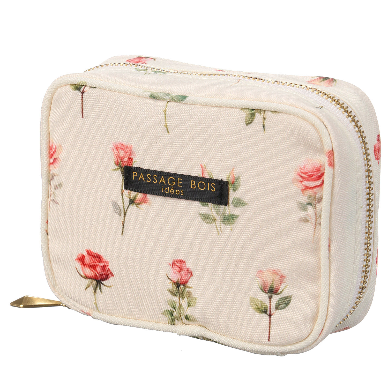 【日本製】 薔薇柄ミニティッシュポーチ - 画像3