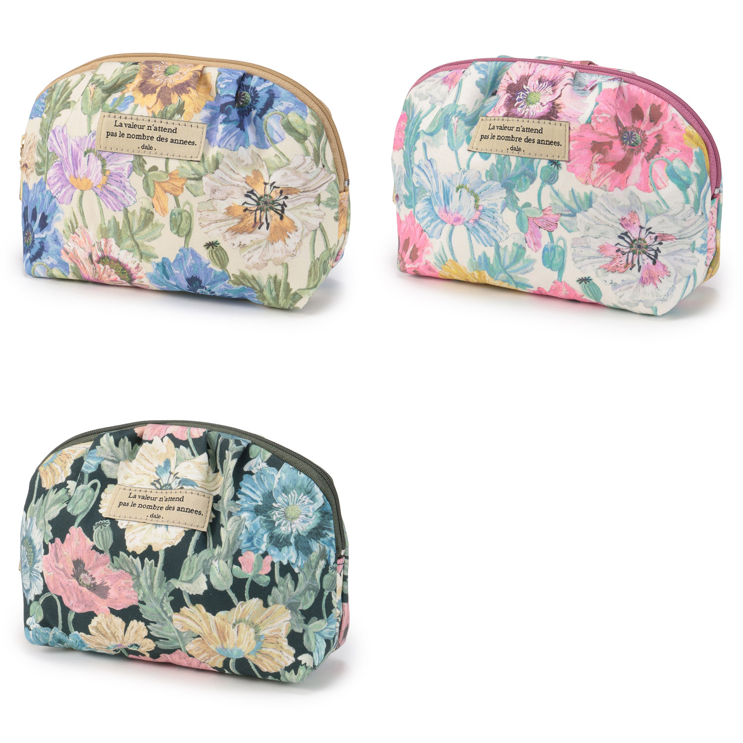 デール LIBERTY花柄ギャザーポ－チ - 画像1