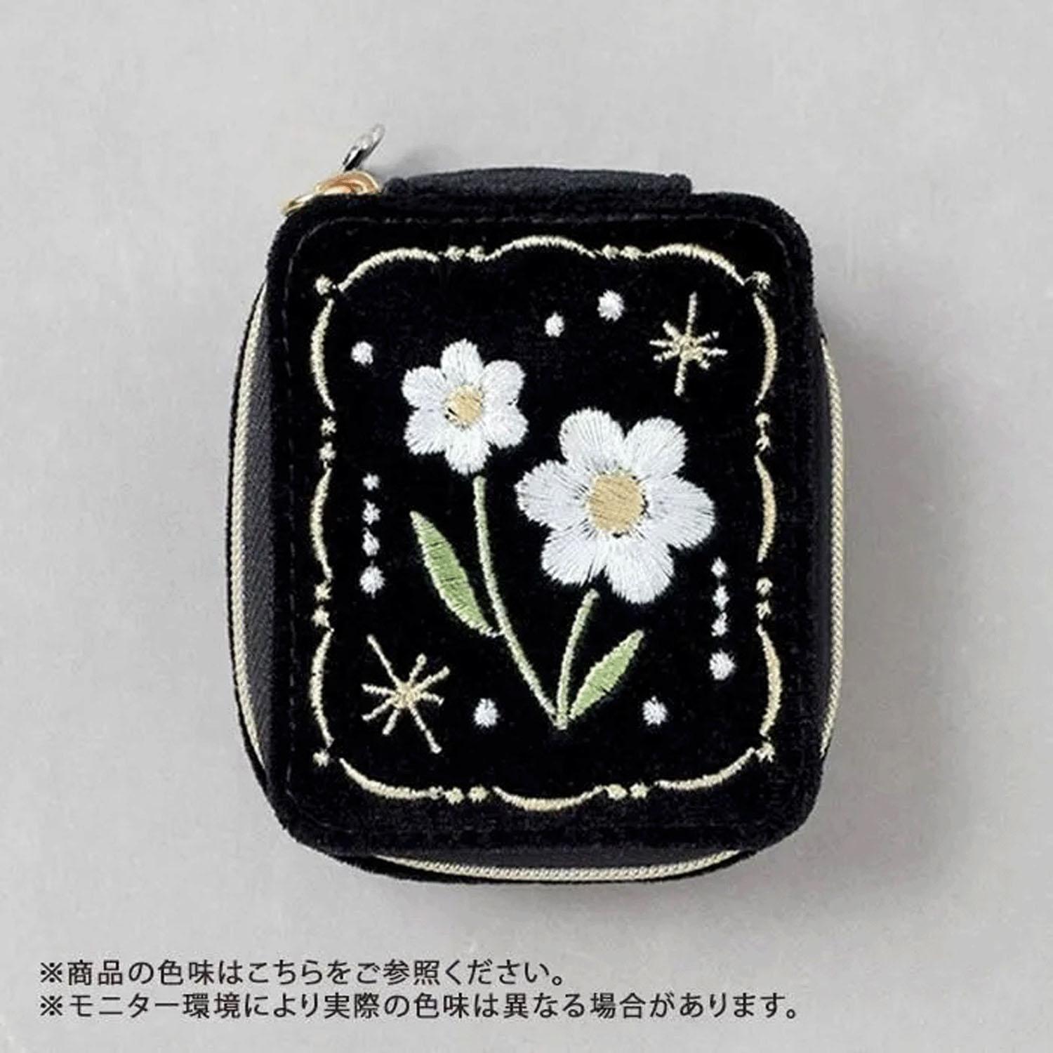 ベロア＆ラメ アクセサリーポーチ - 画像2