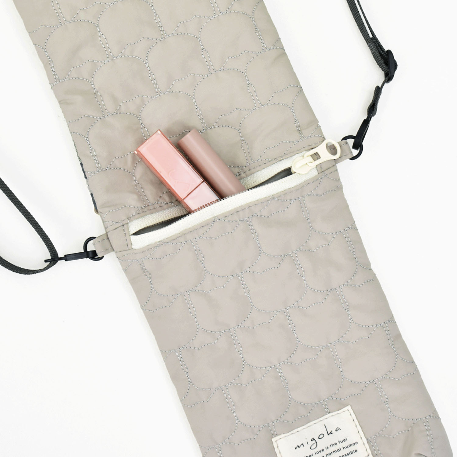 モチーフキルト 2ツ折ショルダ－ - 画像4