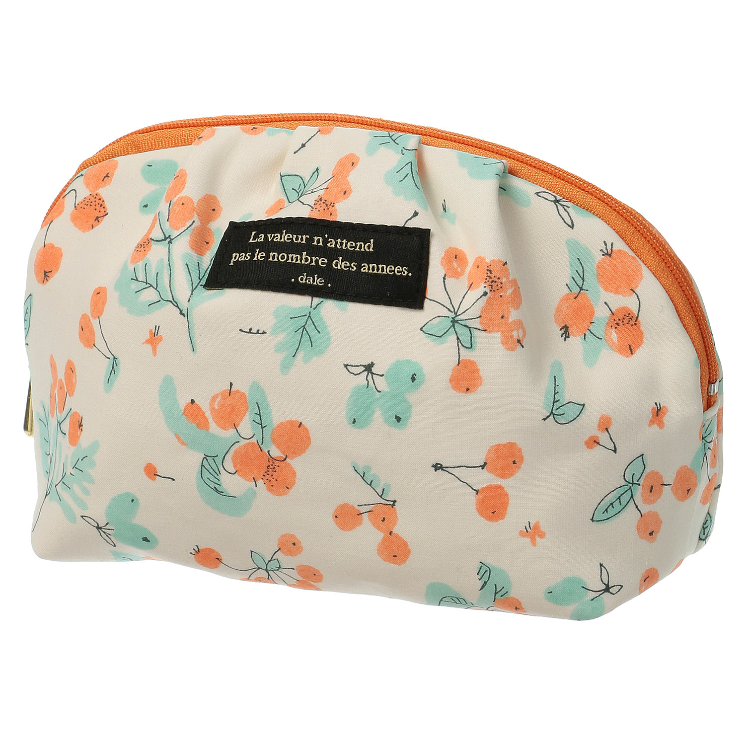 デール 果実柄ギャザーポーチ - 画像2