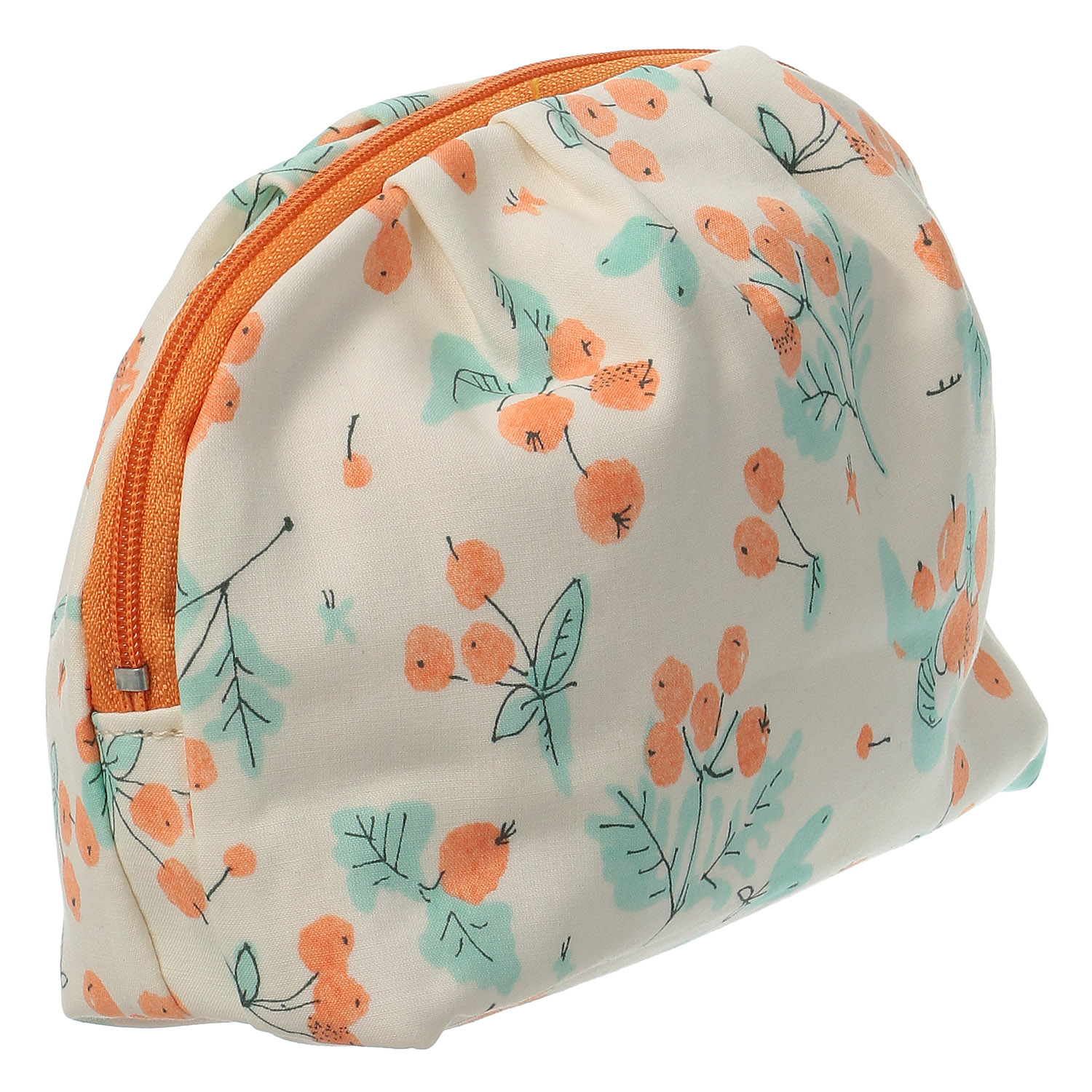 デール 果実柄ギャザーポーチ - 画像3