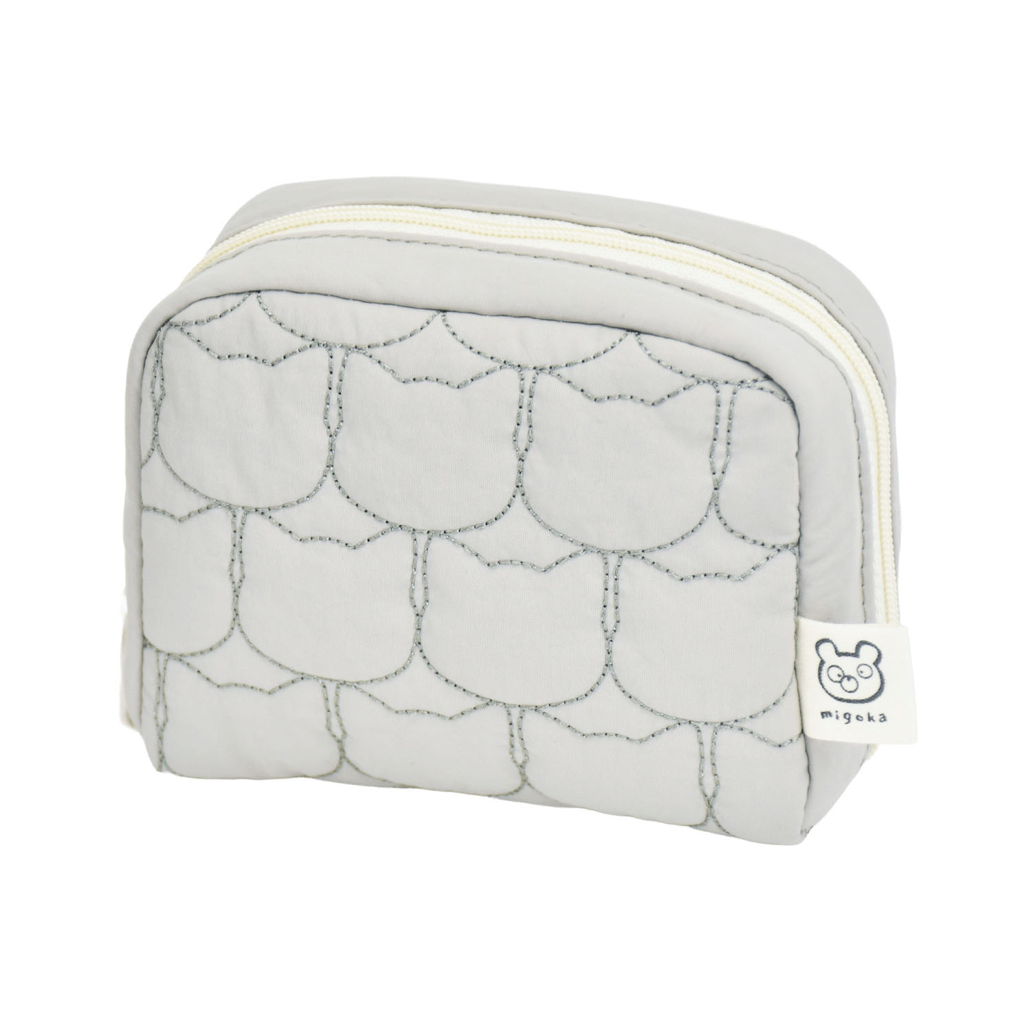 モチーフキルト ミニスクエアポーチ - 画像1