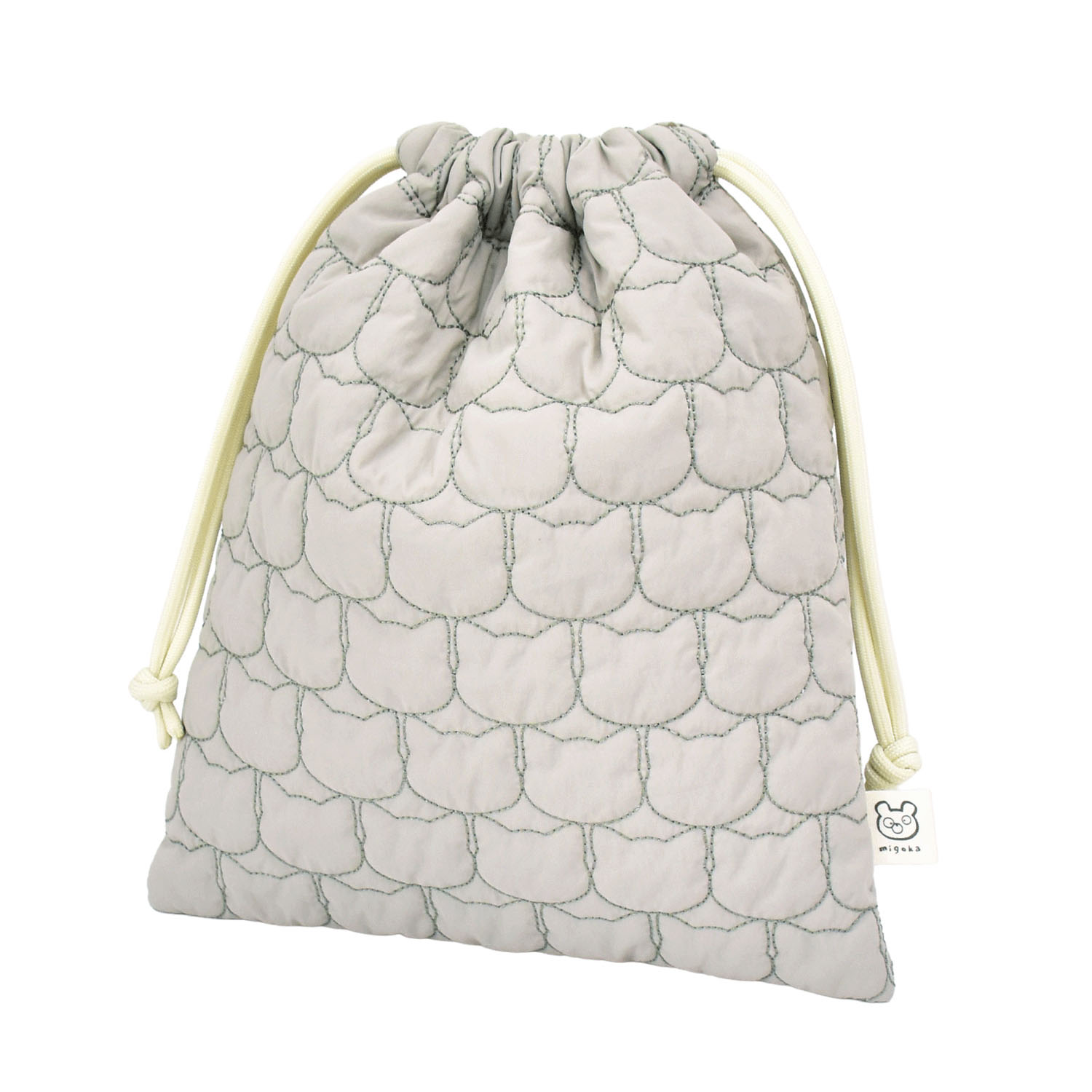 モチーフキルト 巾着バッグ - 画像1