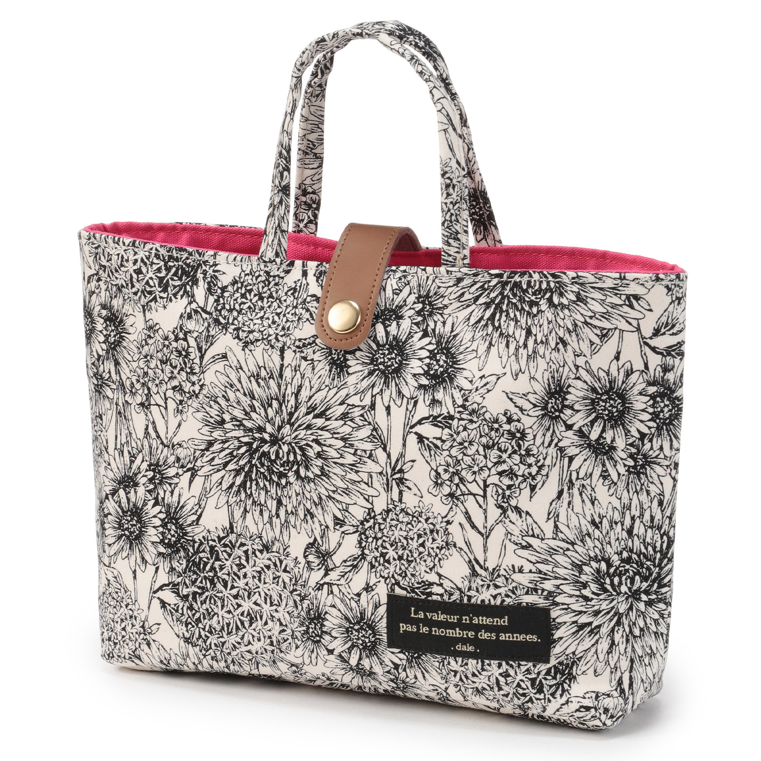 デール ラインドローイングフラワー インナ－ポーチ - 画像2