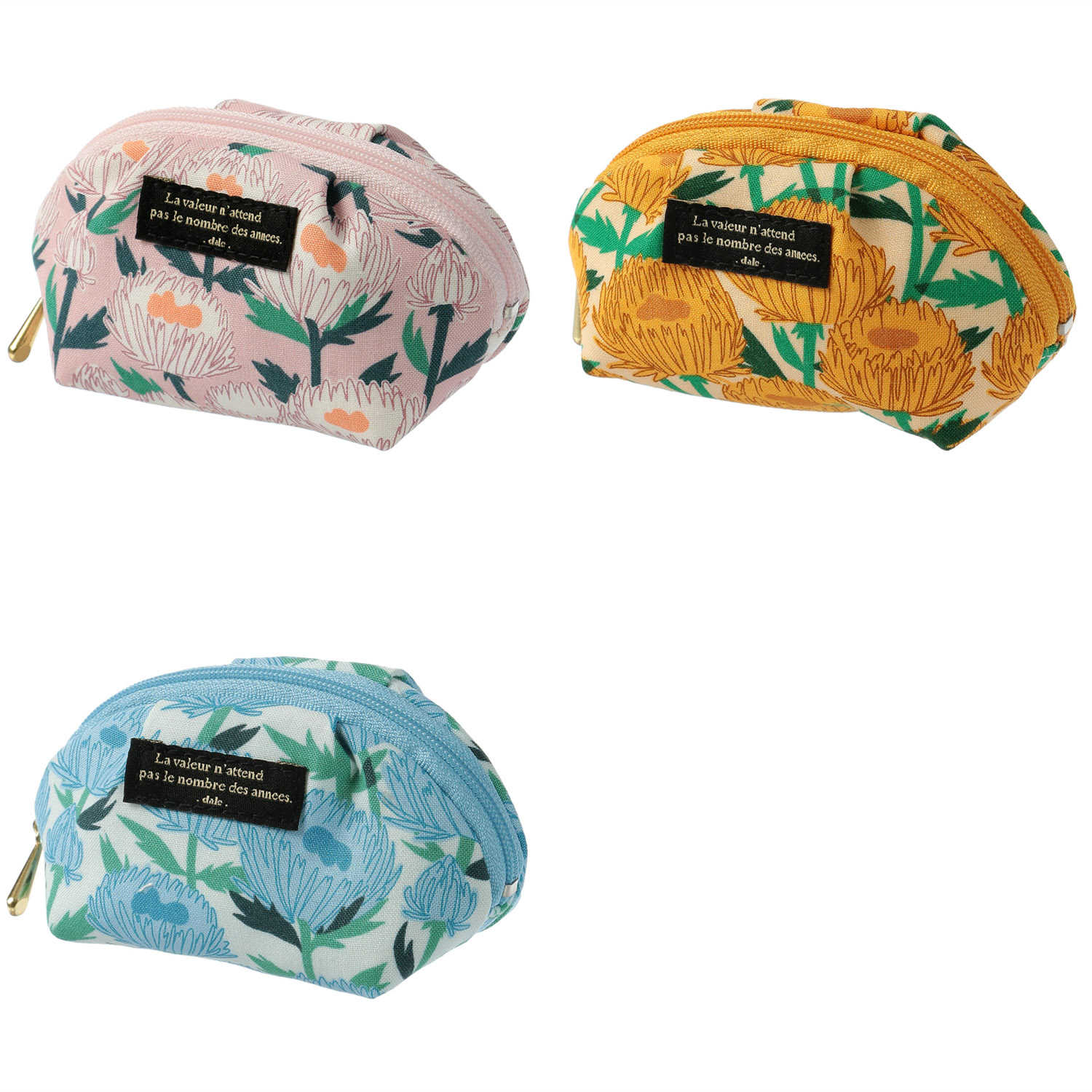 デール モダフラワーミニギャザーポーチ - 画像1